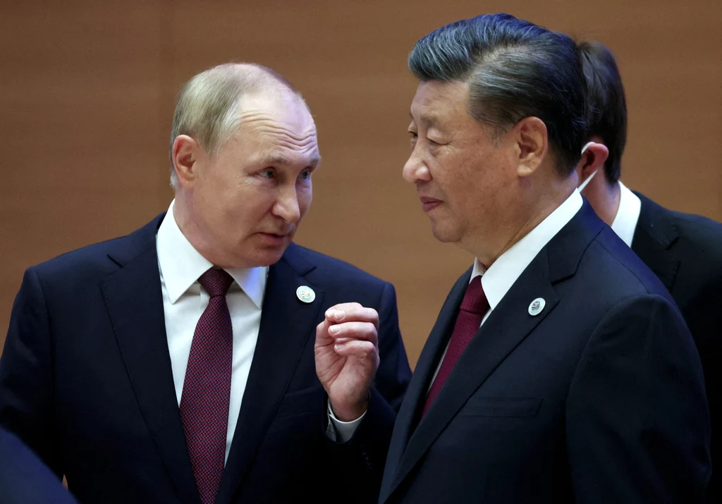 Władimir Putin i Xi Jinping Władimir Putin i Xi Jinping