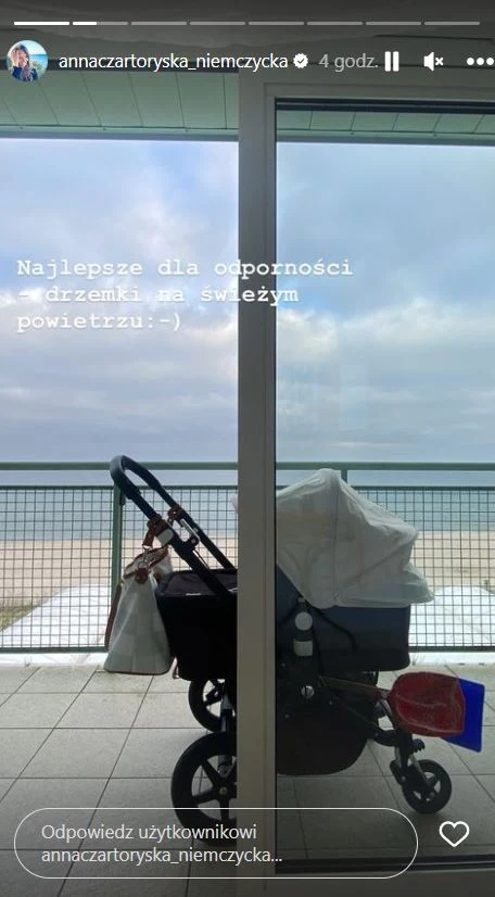 Anna Czartoryska dba o odporność najmłodszego dziecka Anna Czartoryska dba o odporność najmłodszego dziecka