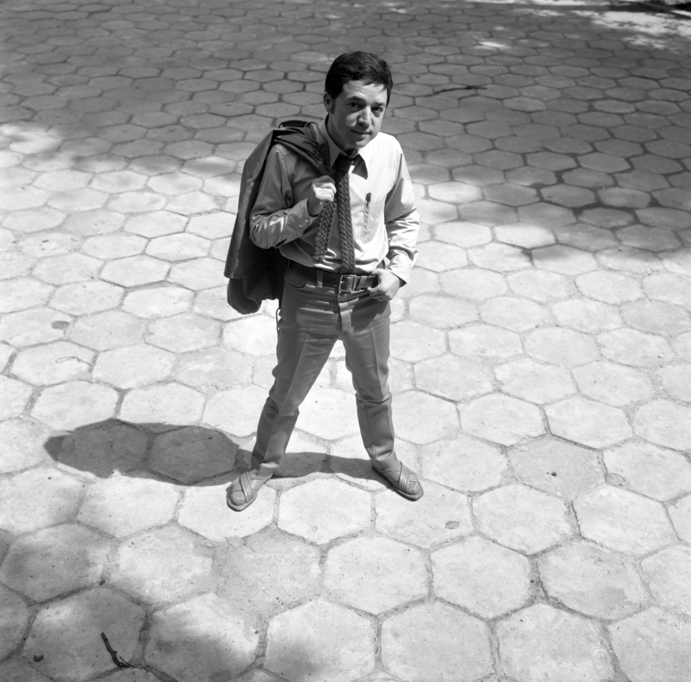 Jerzy Połomski w Warszawie w 1967 r.