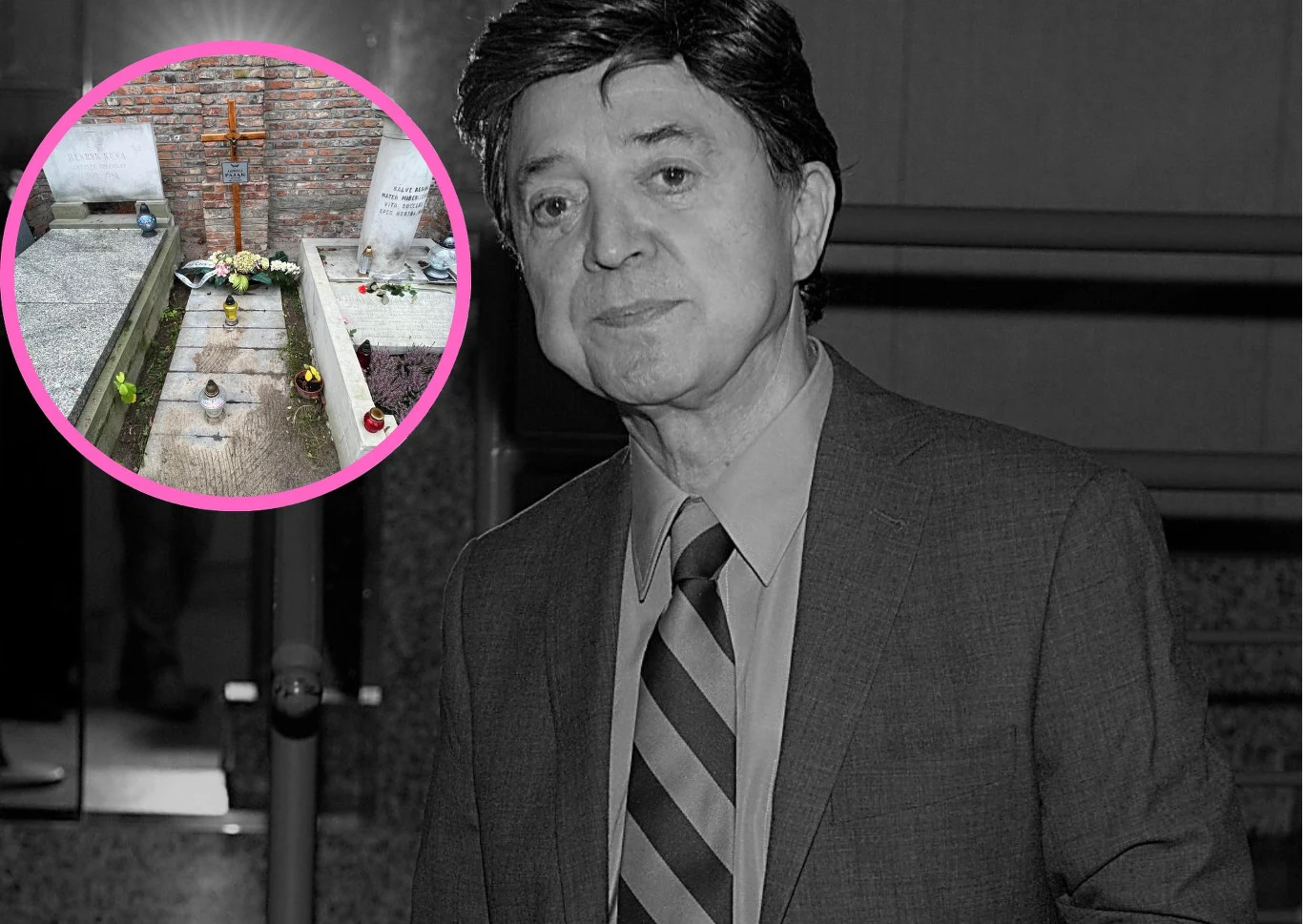 To tu spocznie Jerzy Połomski lub Jerzy Połomski spocznie obok siostry Jadwigi Pająk To tu spocznie Jerzy Połomski lub Jerzy Połomski spocznie obok siostry Jadwigi Pająk