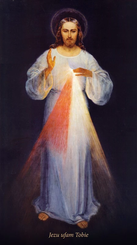 Obraz Jezusa Miłosiernego autorstwa Eugeniusza Kazimirowskiego