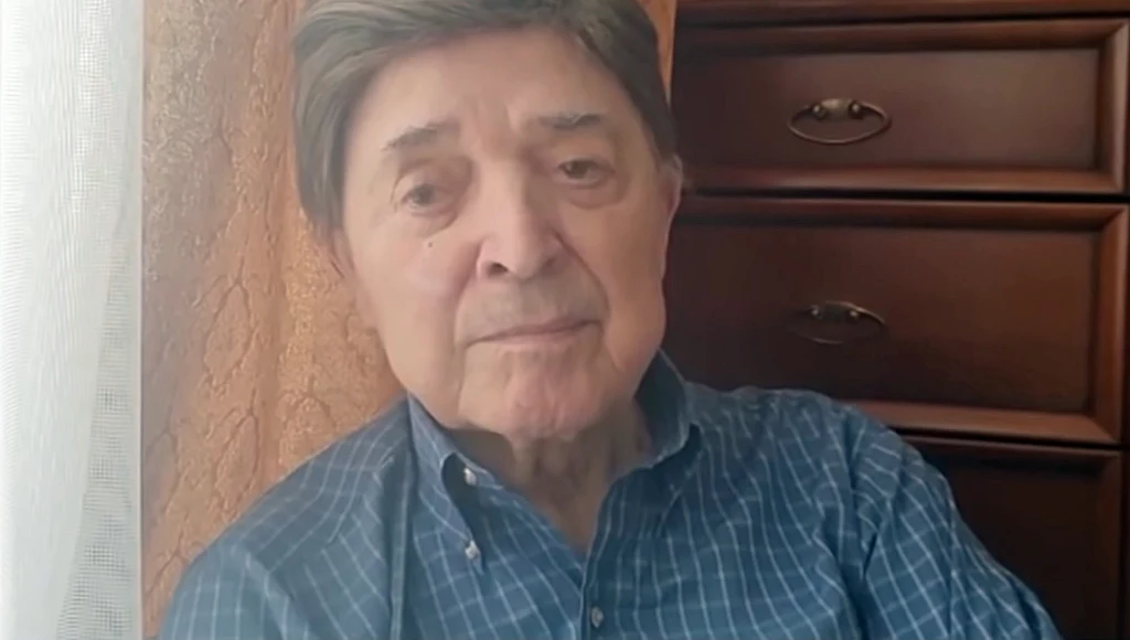 Jerzy Połomski na ostatnim nagraniu przed śmiercią /https://www.youtube.com/watch?time_continue=77&v=aVbVB07atTs&feature=emb_logo/