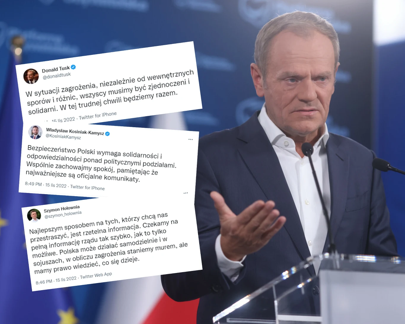 Politycy komentują sytuację w Przewodowie Politycy komentują sytuację w Przewodowie
