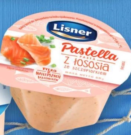 Lisner Pastella Pasta z łososia ze szczypiorkiem 80 g