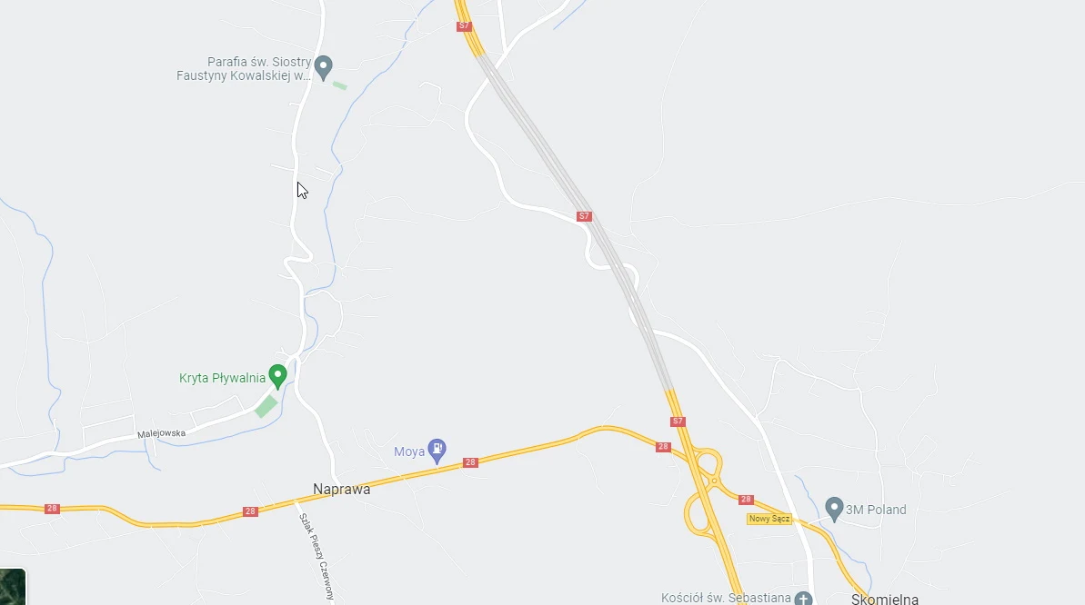 Nawigacja została już zaktualizowana i nakazuje jazdę tunelem / Fot: Google Maps Nawigacja została już zaktualizowana i nakazuje jazdę tunelem / Fot: Google Maps