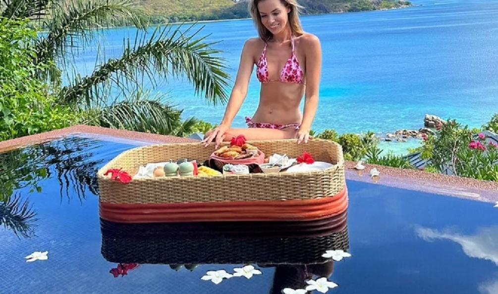 Izabela Janachowska na śniadaniu