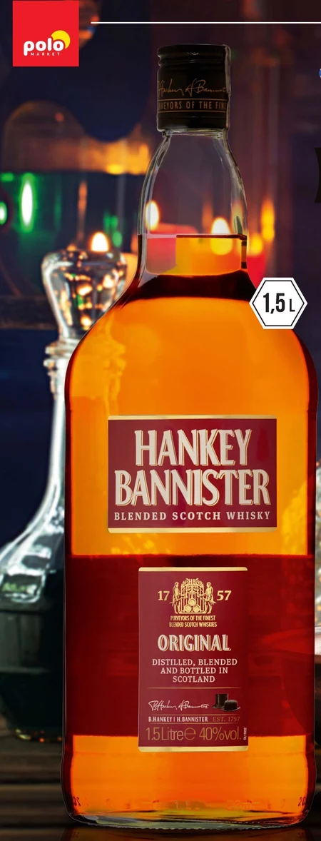Hankey Bannister Blended Scoth Whisky 1,5 l