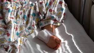 Niespełna roczne dziecko oblało się gorącą kawą. Jest w ciężkim stanie 