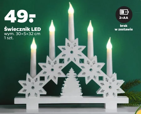Świecznik led