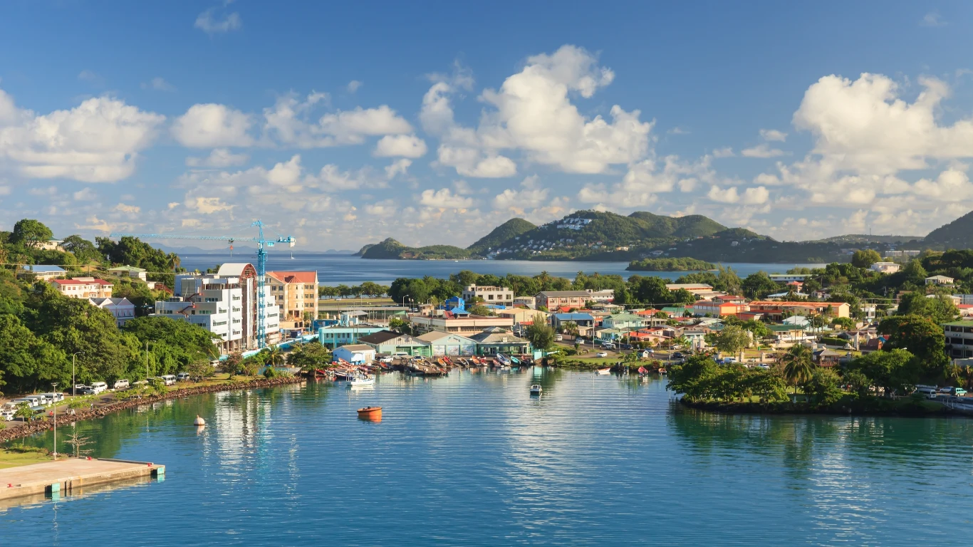 Castries - stolica kraju St. Lucia Castries - stolica kraju St Lucia