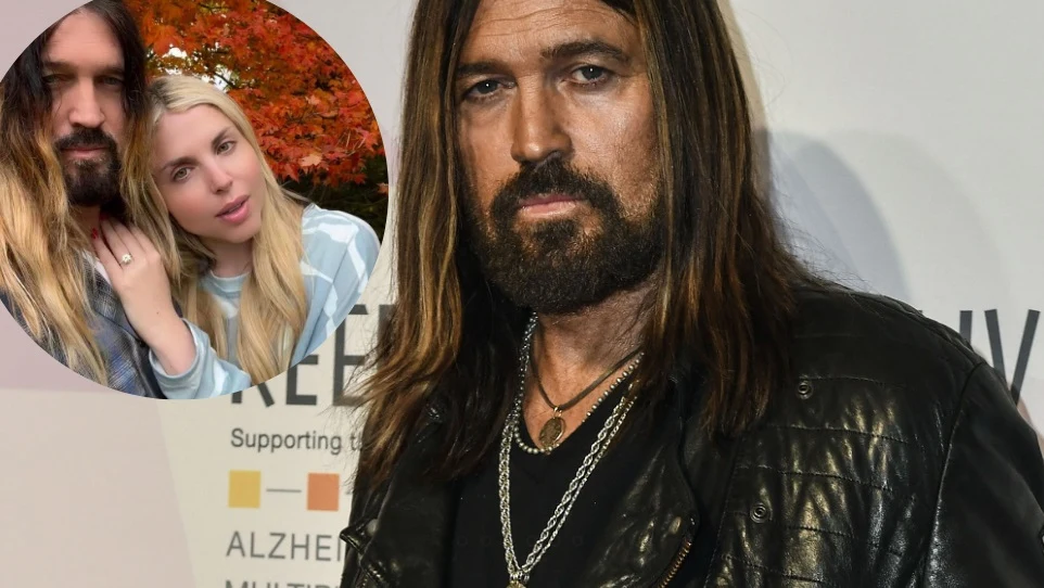 Billy Ray Cyrus i jego nowa narzeczona Firerose. Billy Ray Cyrus i jego nowa narzeczona Firerose.