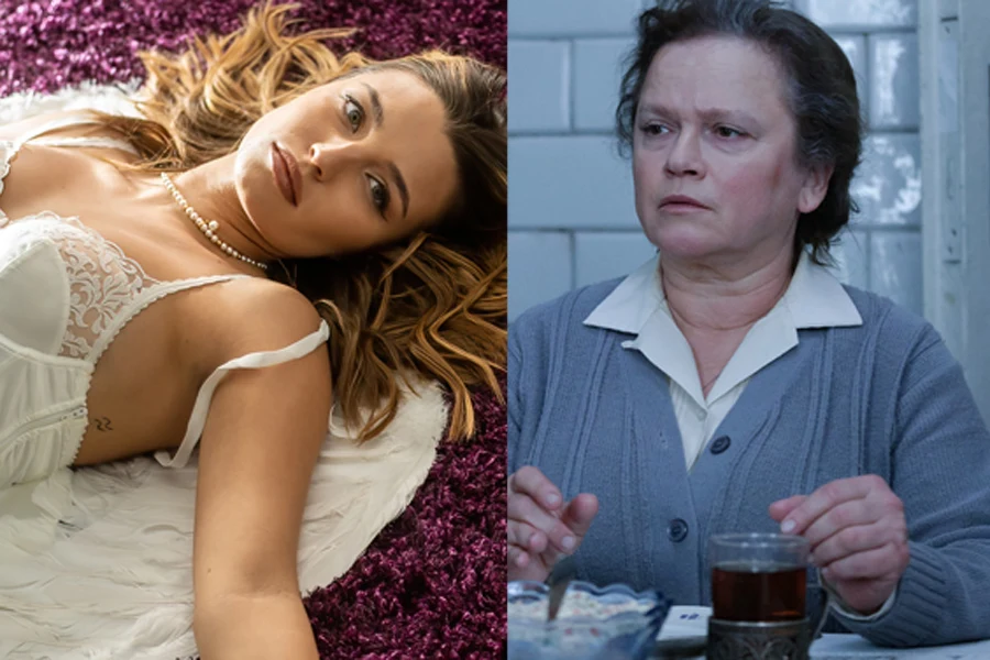 Julia Wieniawa w "Nie cudzołóż i nie kradnij" oraz Katarzyna Figura w "Chrzcinach" Julia Wieniawa w "Nie cudzołóż i nie kradnij" oraz Katarzyna Figura w "Chrzcinach"