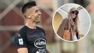 To ona wspiera na co dzień Krzysztofa Piątka. Żona piłkarza zachwyca urodą