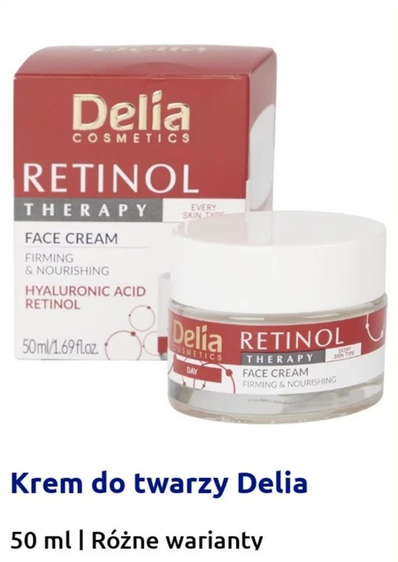 Krem do twarzy Delia