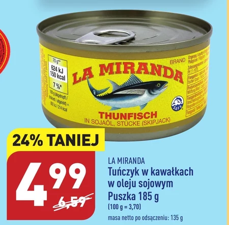 Tuńczyk w kawałkach La Miranda
