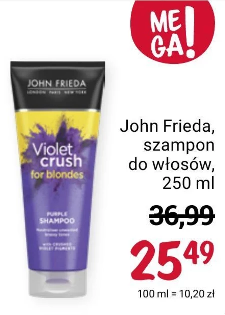 John Frieda Violet Crush Szampon 250 ml