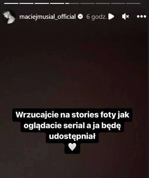 Instagram Maciej Musiał Instagram Maciej Musiał