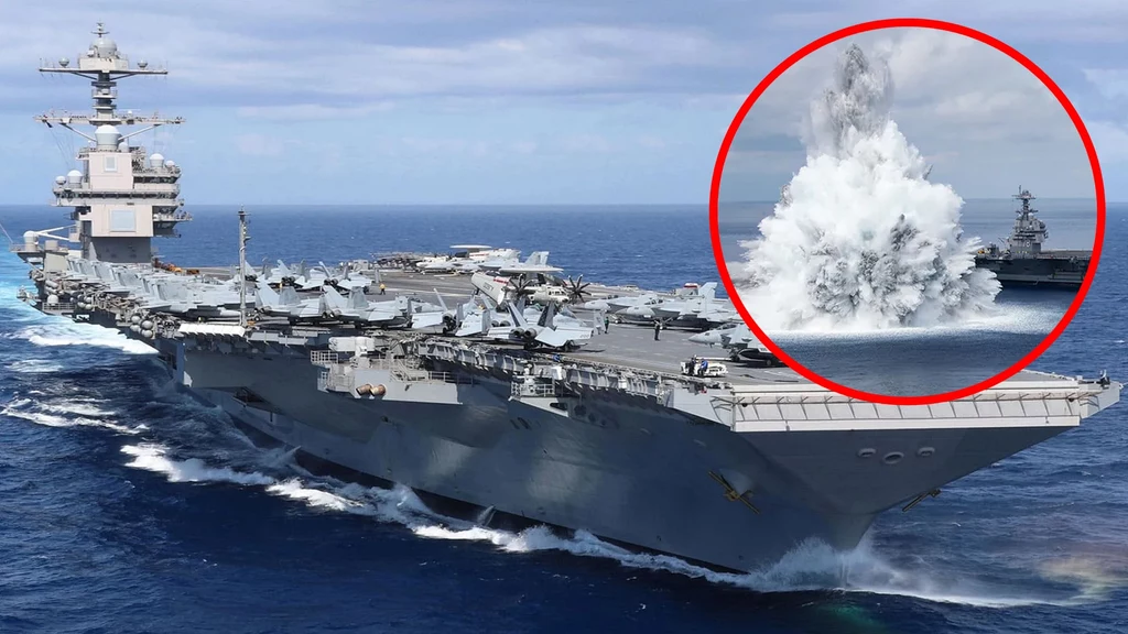 Najpotężniejszy lotniskowiec świata, USS Gerald R. Ford, przybył do Europy