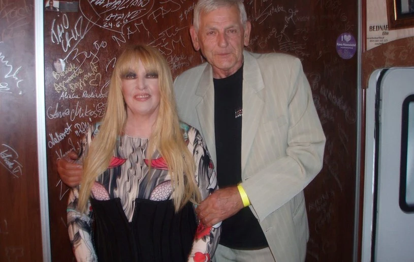 Maryla Rodowicz z bratem, Jerzym Maryla Rodowicz z bratem, Jerzym