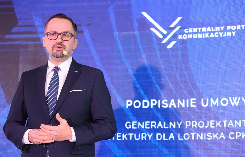 Pełnomocnik rządu ds. CPK Marcin Horała