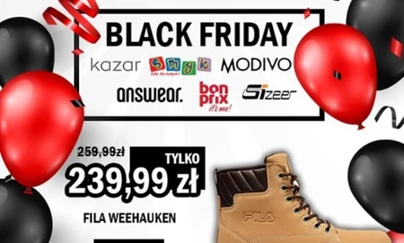 Promocje Black Friday sprzyjają zakupom modnych ubrań i elementów garderoby