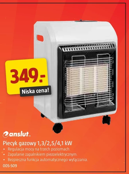 Piecyk gazowy Anslut