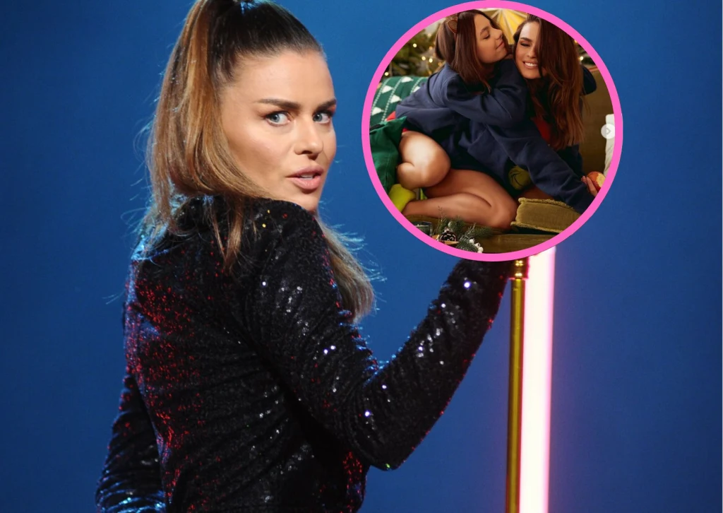 Natasza Urbańska z córką Kaliną.