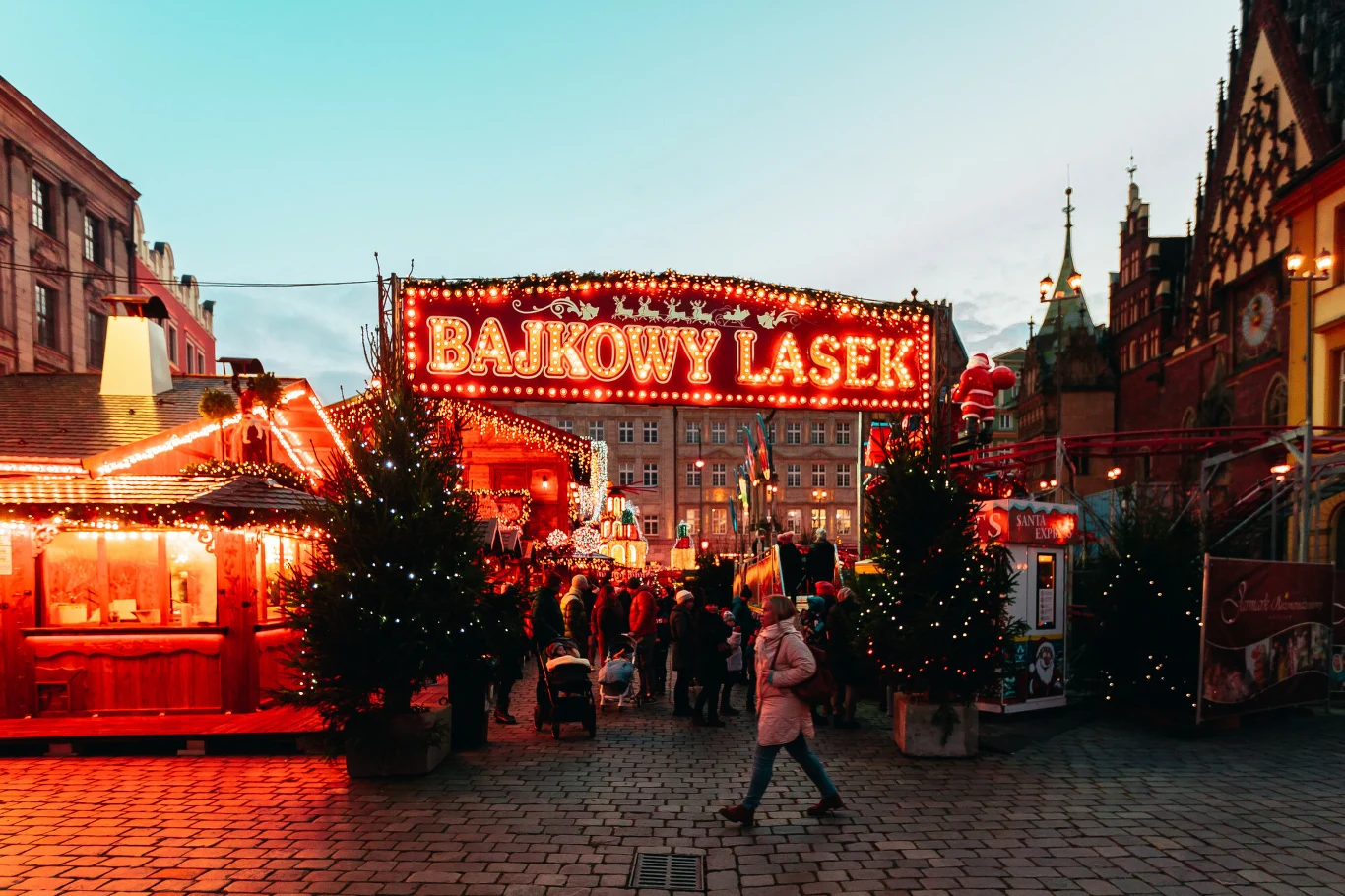 "Bajkowy lasek" jest jedną z najchętniej odwiedzanych atrakcji na jarmarku 