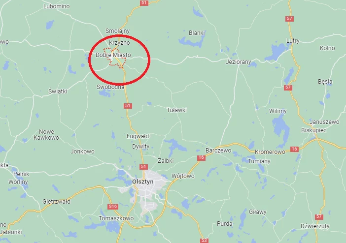 Tragiczny wypadek na trasie Dobre Miasto - Międzylesie. Mężczyzna zginął na miejscu Tragiczny wypadek na trasie Dobre Miasto - Międzylesie. Mężczyzna zginął na miejscu