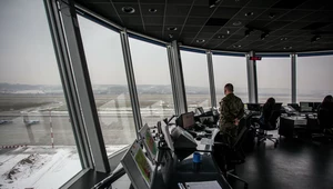 Wieża Kontroli Lotniska w Krakow Airport 
