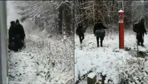 "Grupy cudzoziemców codziennie podchodzą pod barierę"