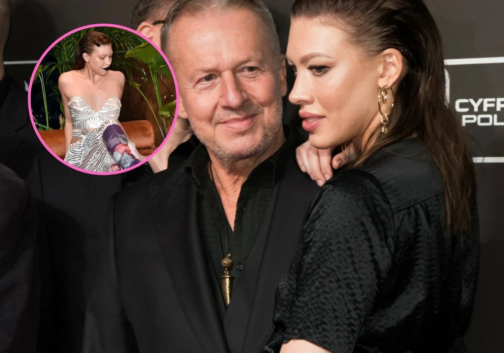 Aleksandra Linda z tatą Aleksandra Linda z tatą