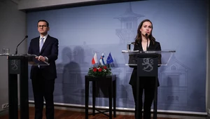 Premier Mateusz Morawiecki i premier Finlandii Sanna Marin