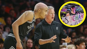 NBA. Jeremy Sochan podczas meczu Lakers ze Spurs otrzymał propozycję specyficznej "wymiany"