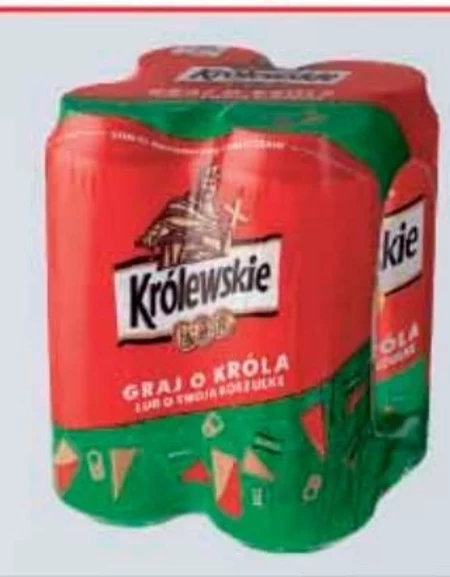 Królewskie Piwo jasne 4 x 500 ml