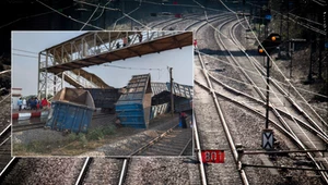 Wykolejone wagony zniszczyły m.in. wiatę poczekalni dla pasażerów. Uszkodzony został budynek dworca. Jeden z wagonów spadł na kładkę dla pieszych