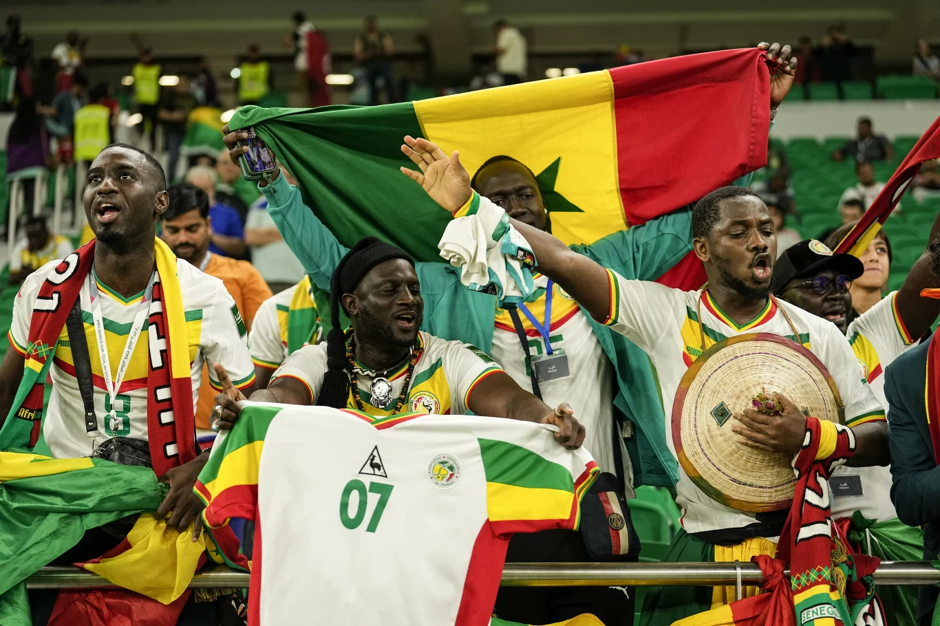 Kibice z Senegalu Kibice z Senegalu