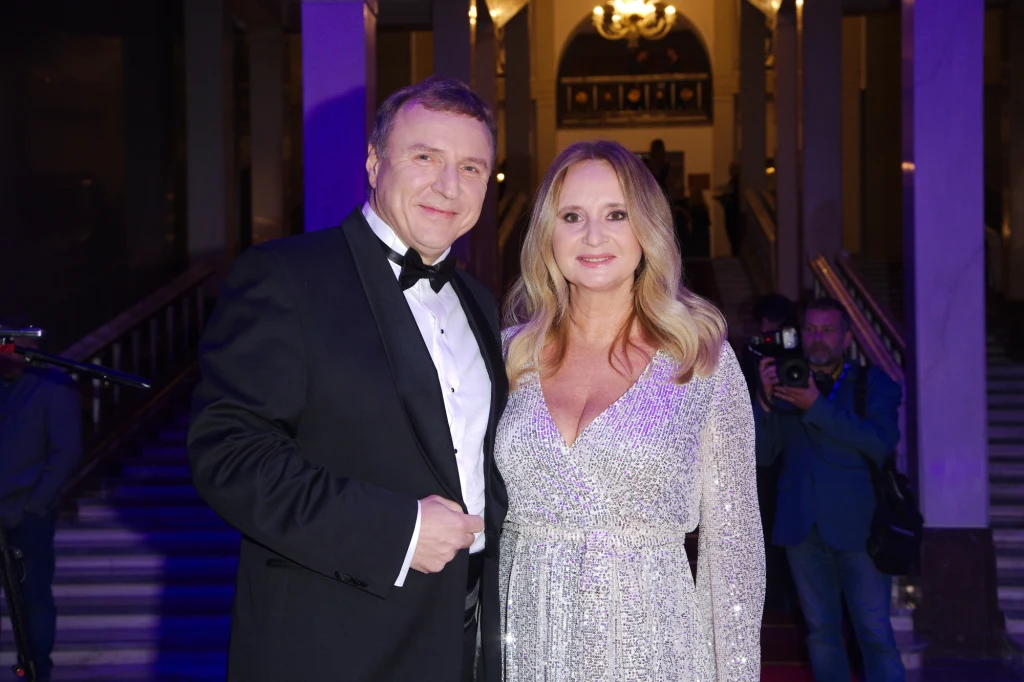Kurski z żoną na jubileuszu 70-lecia Kurski z żoną na jubileuszu 70-lecia