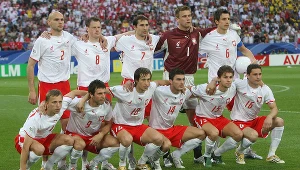 Reprezentacja Polski przed meczem z Ekwadorem na mundialu 2006