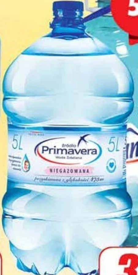 Primavera Woda źródlana niegazowana 5 l
