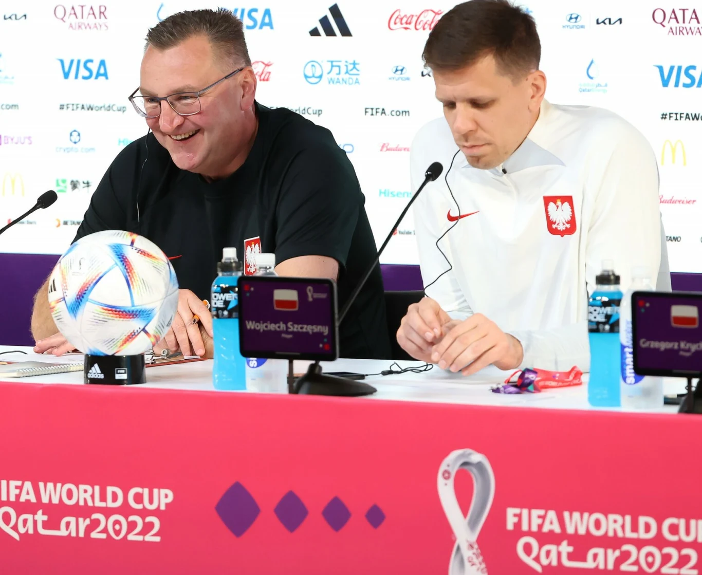 Wojciech Szczęsny i Czesław Michniewicz Wojciech Szczęsny i Czesław Michniewicz