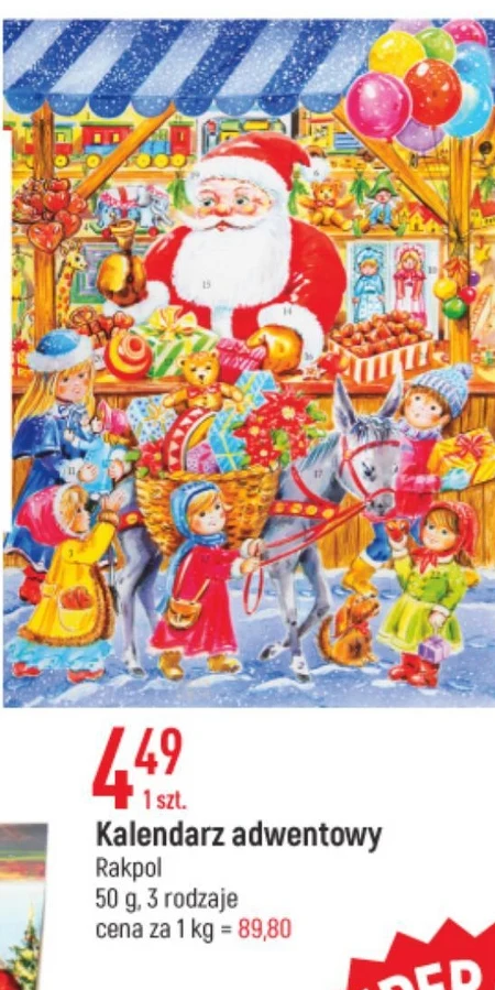 Kalendarz adwentowy Rakpol