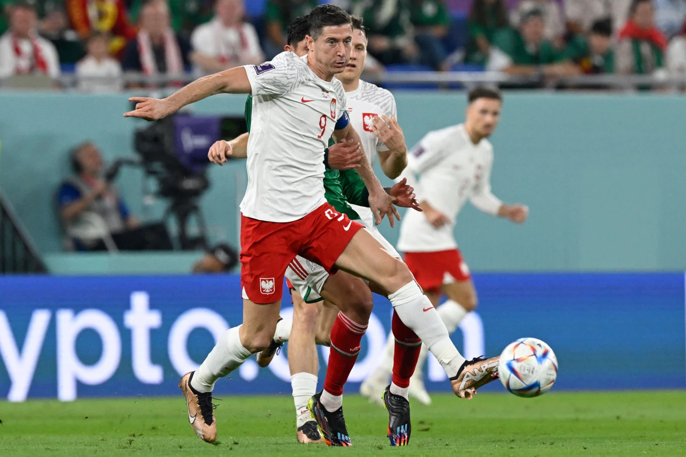 Robert Lewandowski. Mecz Meksyk - Polska