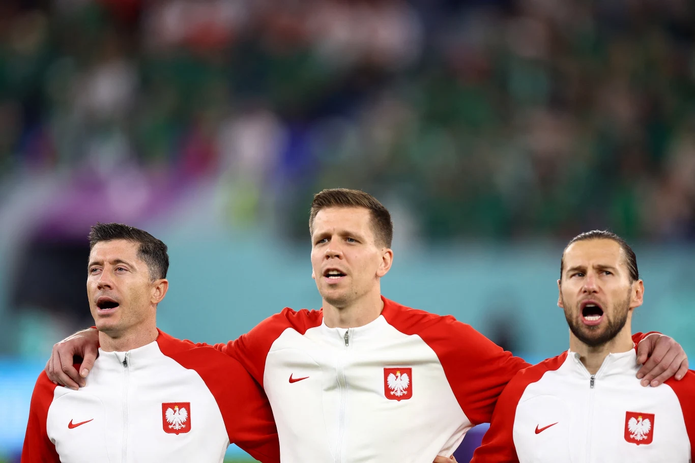 Robert Lewandowski, Wojciech Szczęsny, Grzegorz Krychowiak Robert Lewandowski, Wojciech Szczęsny, Grzegorz Krychowiak