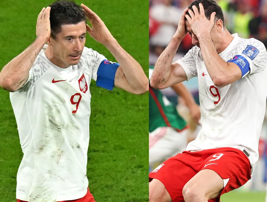 Robert Lewandowski nie wykorzystał rzutu karnego w meczu z Meksykiem
