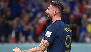 Olivier Giroud dwa razy pokonał bramkarza Australii