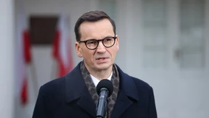Premier Mateusz Morawiecki podczas wizyty w muzeum Józefa Piłsudskiego w Sulejówku, 23 bm.