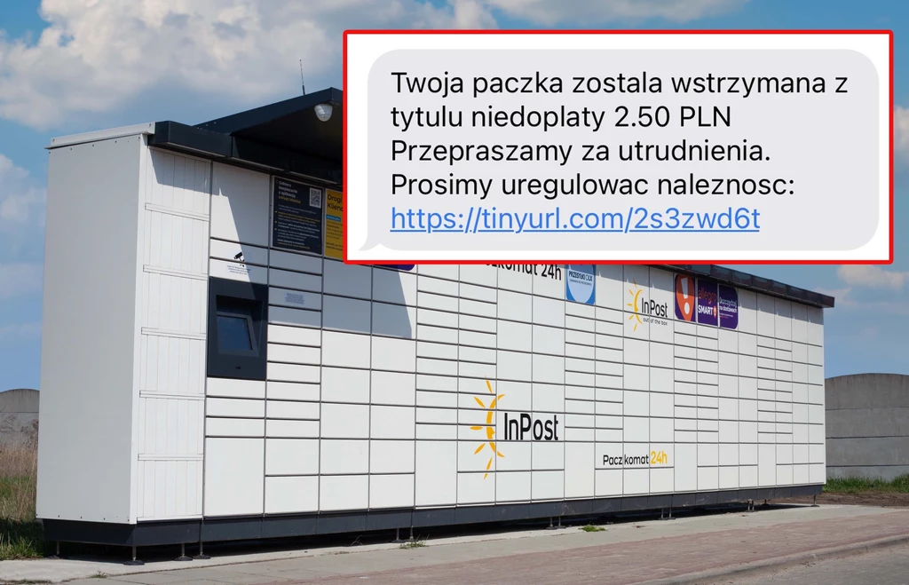 InPost nie wysyła takich SMS-ów. Jeśli klikniesz w taki link, możesz paść ofiarą oszustów.