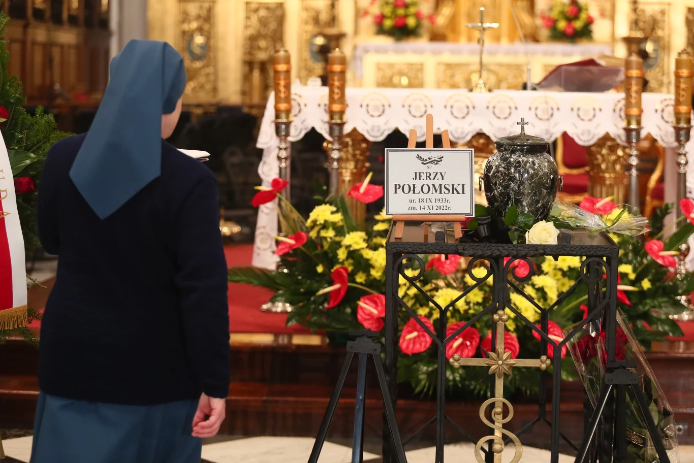 Pogrzeb Jerzego Połomskiego