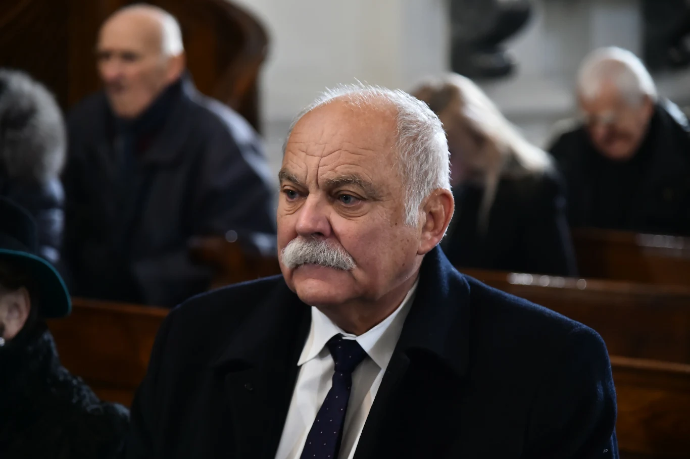 Pogrzeb Jerzego Połomskiego. Krzysztof Szuster, prezes Związku Artystów Scen Polskich Pogrzeb Jerzego Połomskiego. Krzysztof Szuster, prezes Związku Artystów Scen Polskich